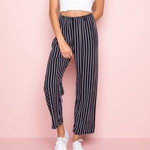Brandy Melville Blue/white Frankie Pants